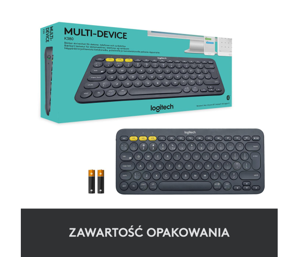 Logitech K380 szary - 267644 - zdjęcie 13
